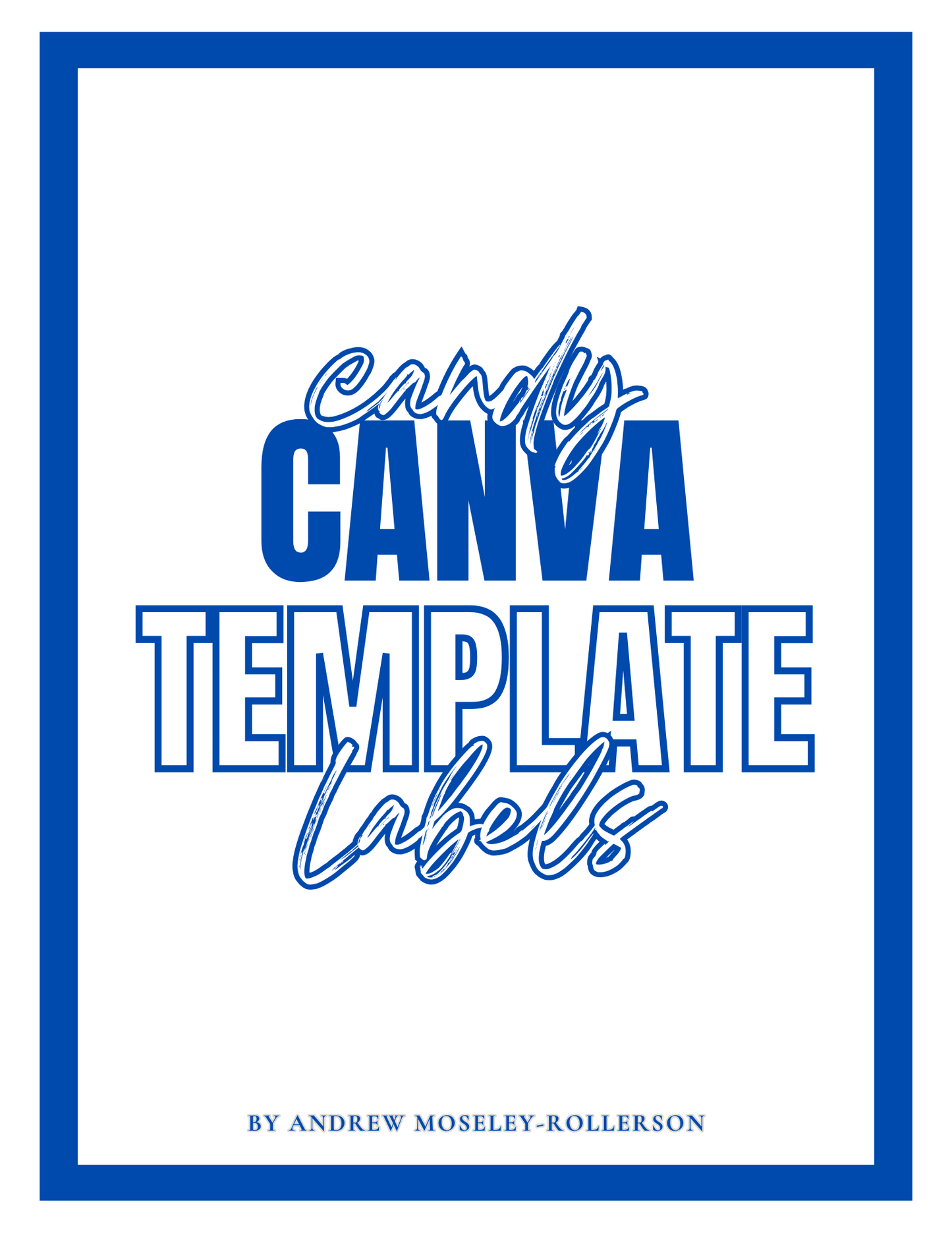 Candy Label Template